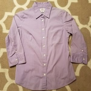 Lavender- button down shirt J. Crew